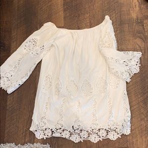 Rue 21 Off the shoulder white dress